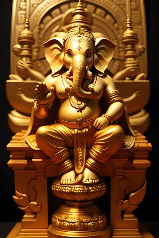 Majestic Ganesha Statue..