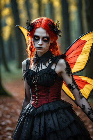 Goth Fairy German Flag Anna