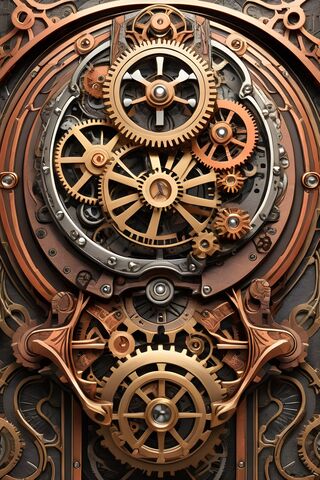 Steampunk Gears in Moti..