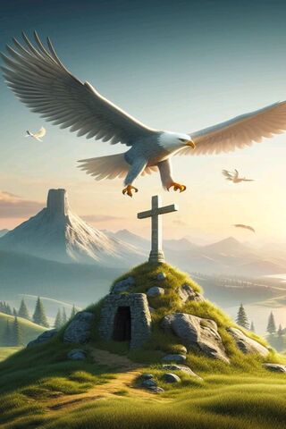 Majestic Eagle Over Sac..