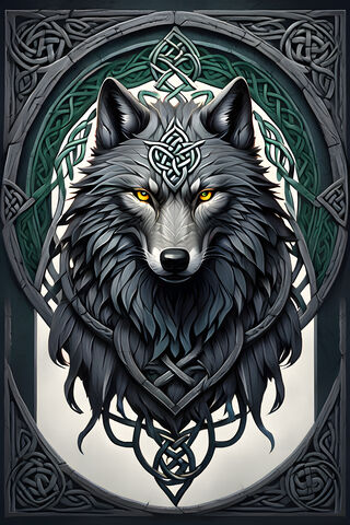 Gray Wolf Celtic