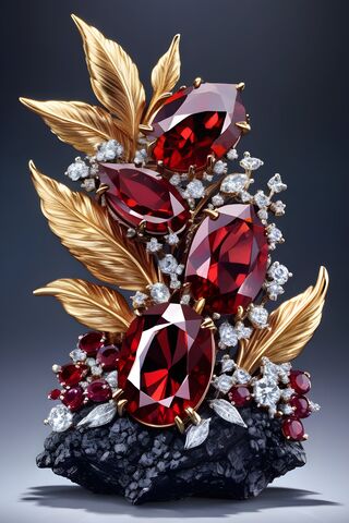 Radiant Elegance: A Gemstone Masterpiece ✨💎