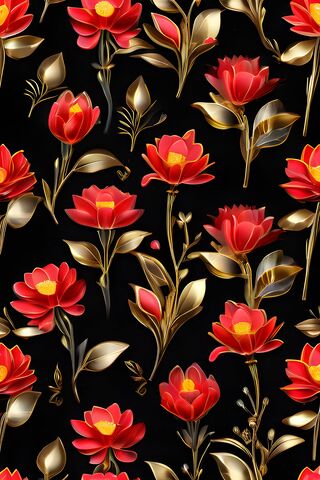 Glossy Flowers