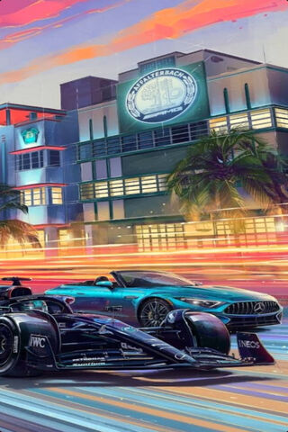 Racing into the Sunset ..