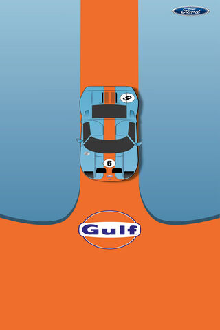 Iconic Gulf Racing Ford 🏎️✨
