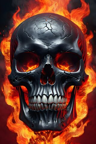 Fiery Skull of Doom 🔥💀