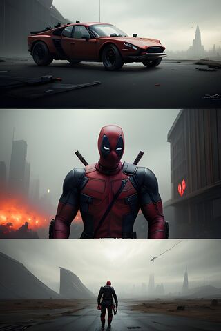 Deadpool's Epic Adventure 🚗💥