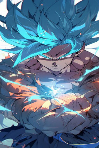 Super Saiyan Blue Power..