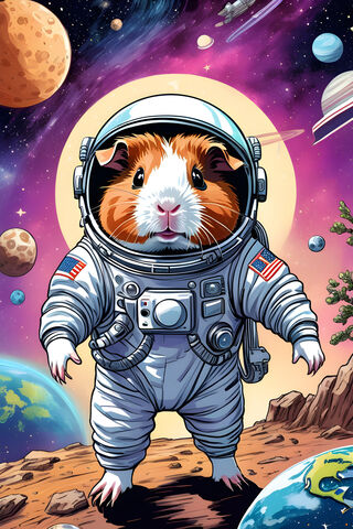 Ginea Pig Astronaut