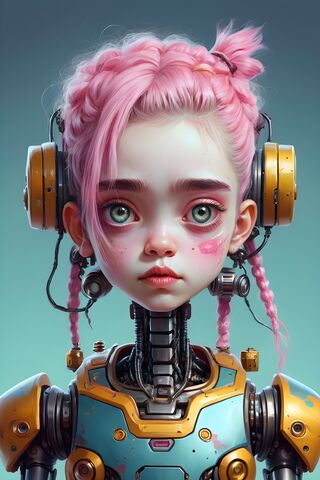 Grimes Cute Cyberpunk