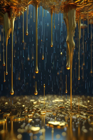 Gold Dripping