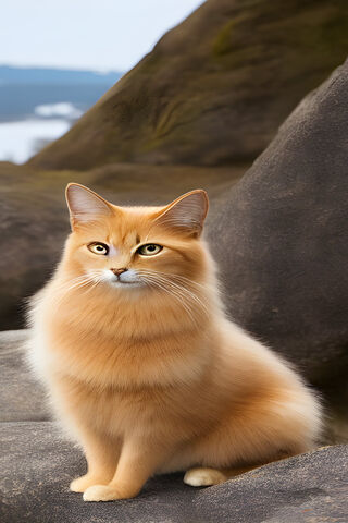Majestic Ginger Cat 🐾✨