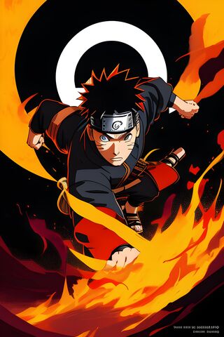 Naruto's Epic Leap! 🌪️🔥