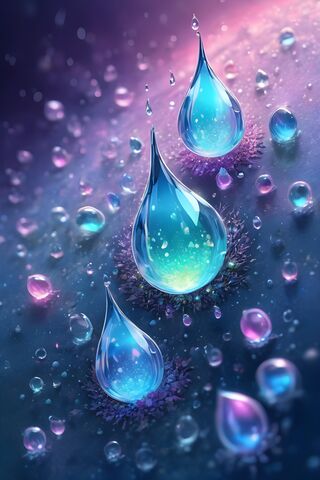 Glowing Drops