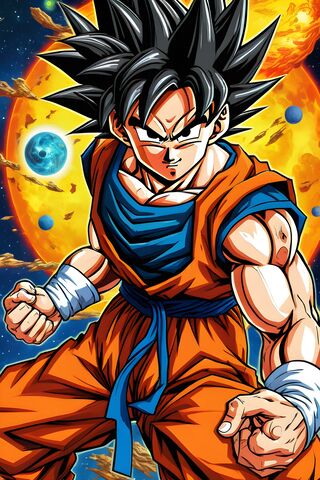 Goku's Epic Standoff! 🌌💥