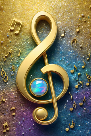 Golden Music Note 2
