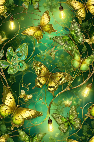 Glorious Green Butterfly Scene?