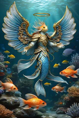 Celestial Protector of the Deep 🌊✨