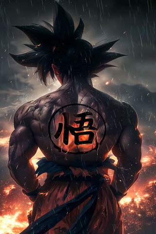 Goku's Fierce Resolve �..