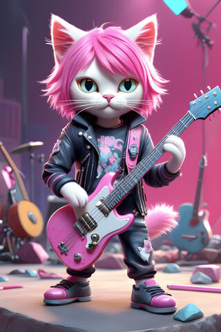 Guitar Kitty