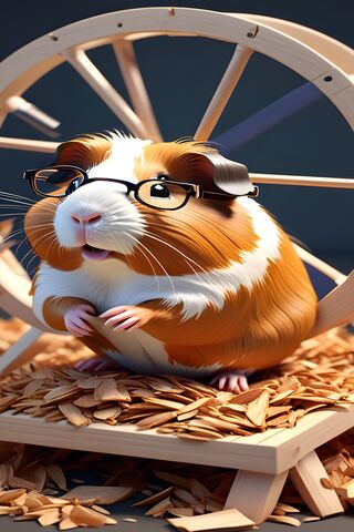 Smarty the Guinea Pig 🐹✨