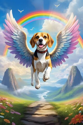 Heavenly Dog Angel