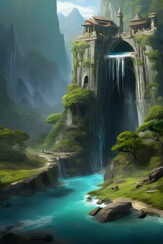 Enchanted Waterfall Ret..