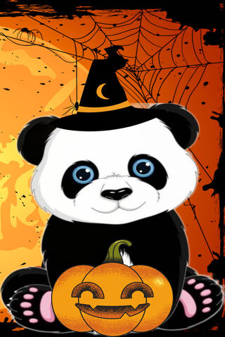 Halloween Panda