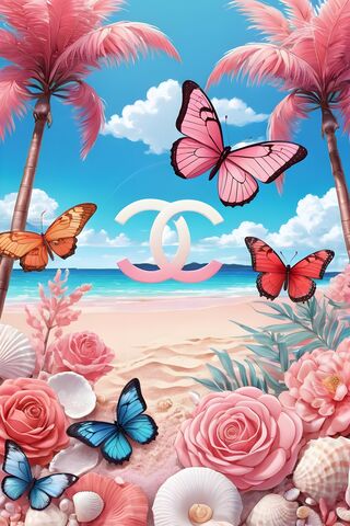 Tropical Elegance 🌴🦋