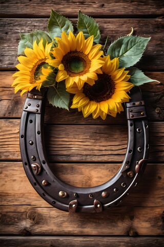 Horseshoe Sunflowers