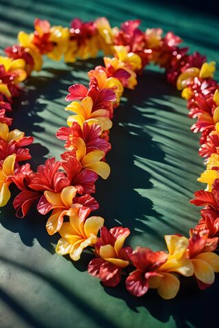 Vibrant Floral Lei