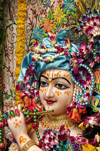 Divine Melody: The Beauty of Lord Krishna 🎶🌸