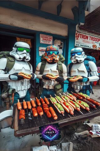 Stormtroopers Serving Up Hot Dogs! 🌭👮‍♂️