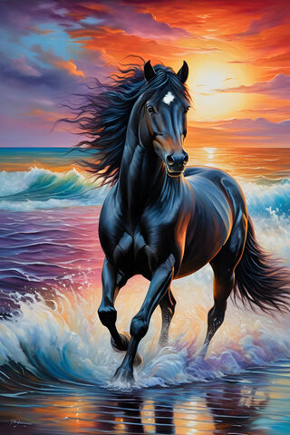 Horse, Black Stallion