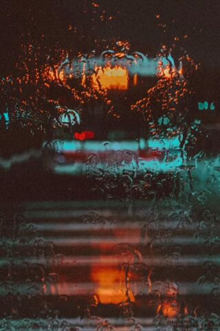 Rainy Night Reflections..