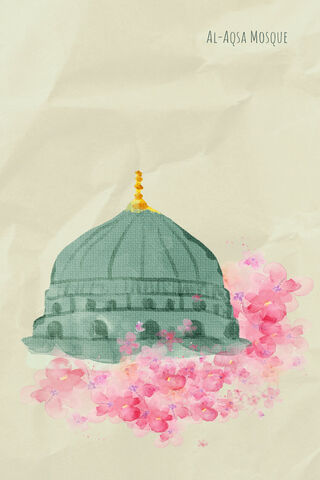 Blossoms of Faith: The Al-Aqsa Mosque