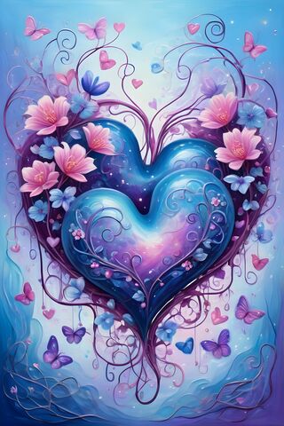 Hearts, Vines & Flowers