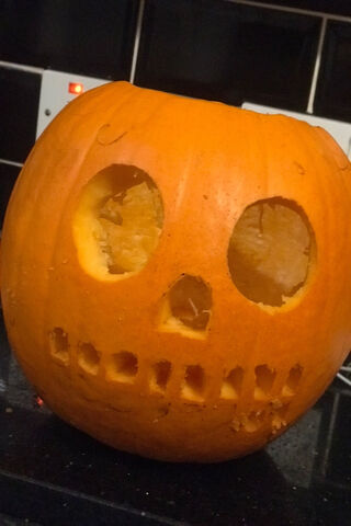 Spooky Skull Pumpkin 🎃💀