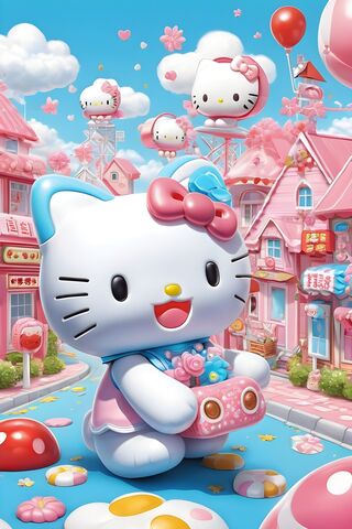 Hello Kitty and Flowers?