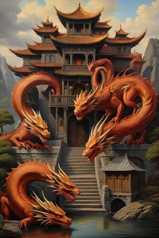 Majestic Dragons at the..
