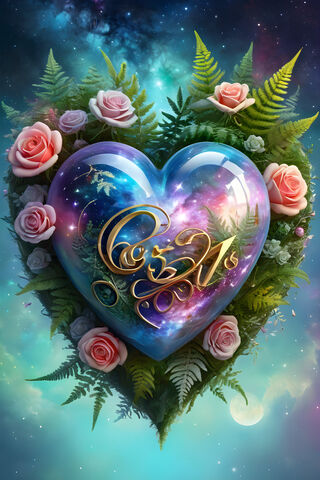 Heart and Flowers