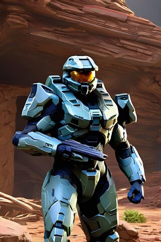 Epic Sci-Fi Warrior in Action! 🚀