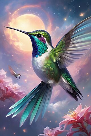 Celestial Hummingbird 🌌✨