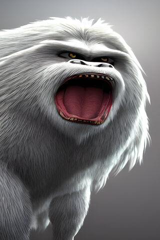 The Mighty Yeti Roars! 🐾❄️