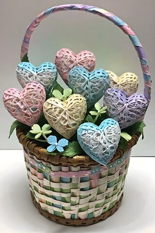 Hearts In A Basket