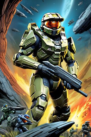 Epic Battle in Halo 🌌⚔️