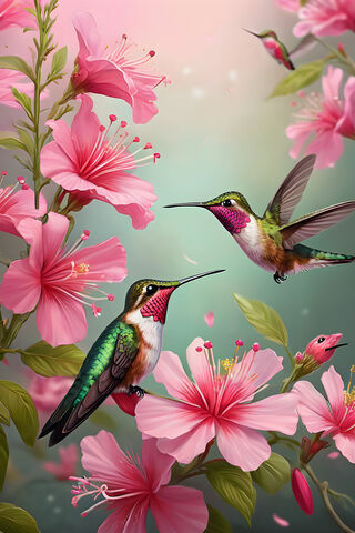 Hummingbird Harmony 🌸✨