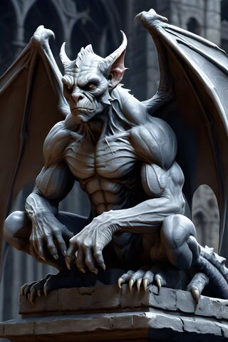 Half Human/Gargoyle