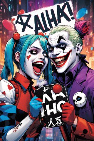 Harley Quinn and Joker