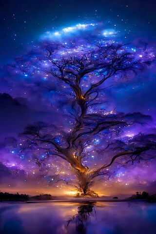 Cosmic Tree of Dreams 🌌🌳